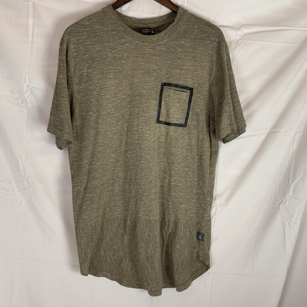South Pole Men's Size Large L Pocket T-Shirt‎ Gray